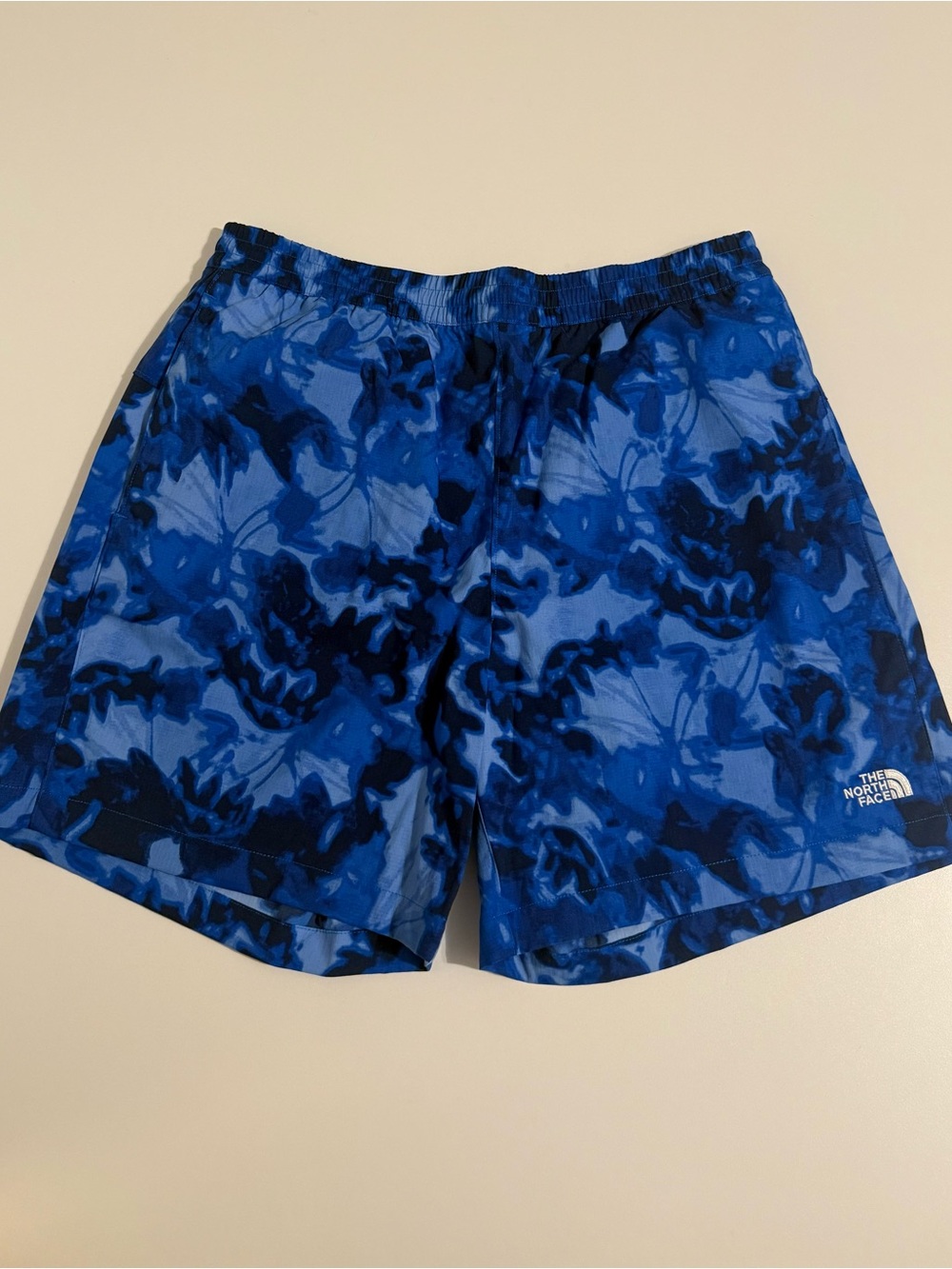 The North Face Men’s Blue Camo Swim Trunks
